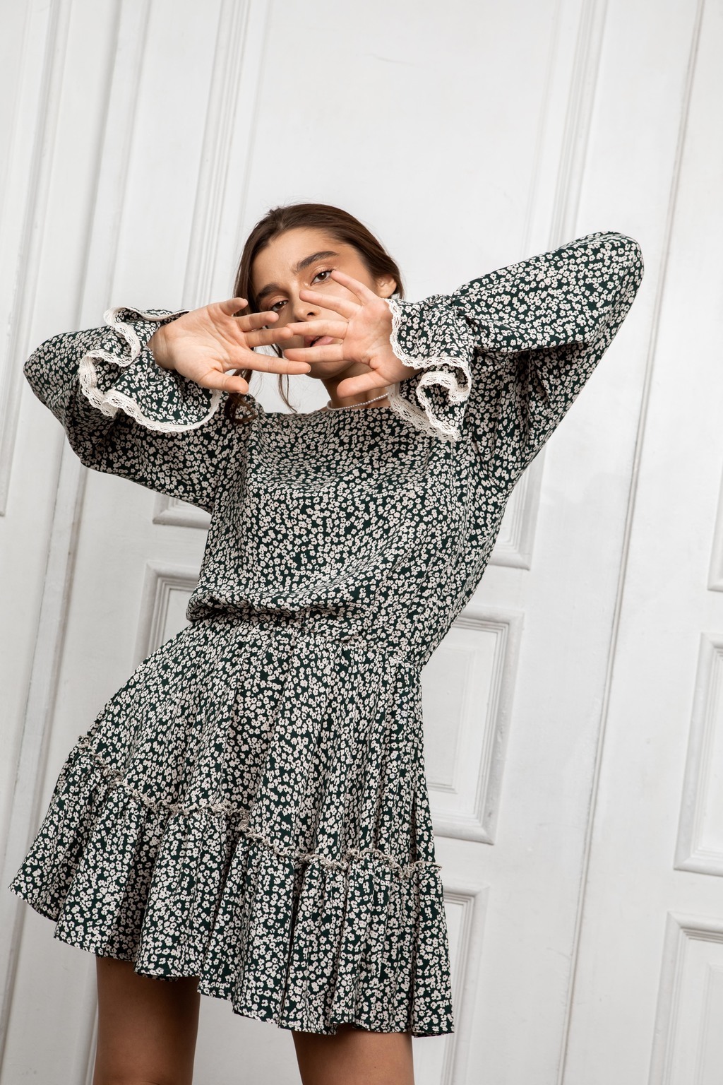 Платье Christy зеленого цвета