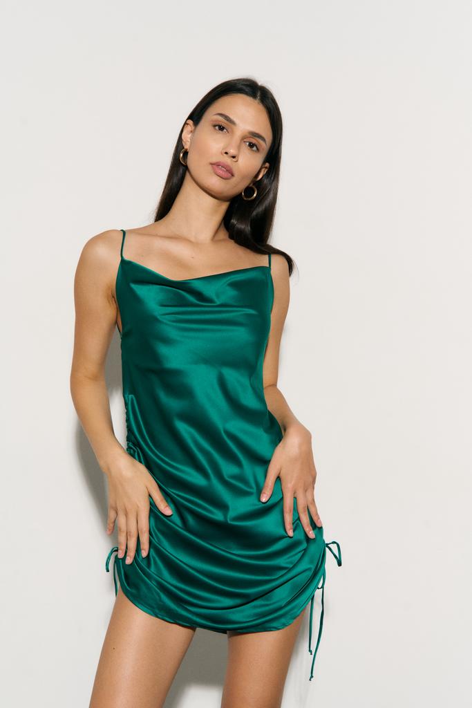 Платье Saint изумрудного цвета