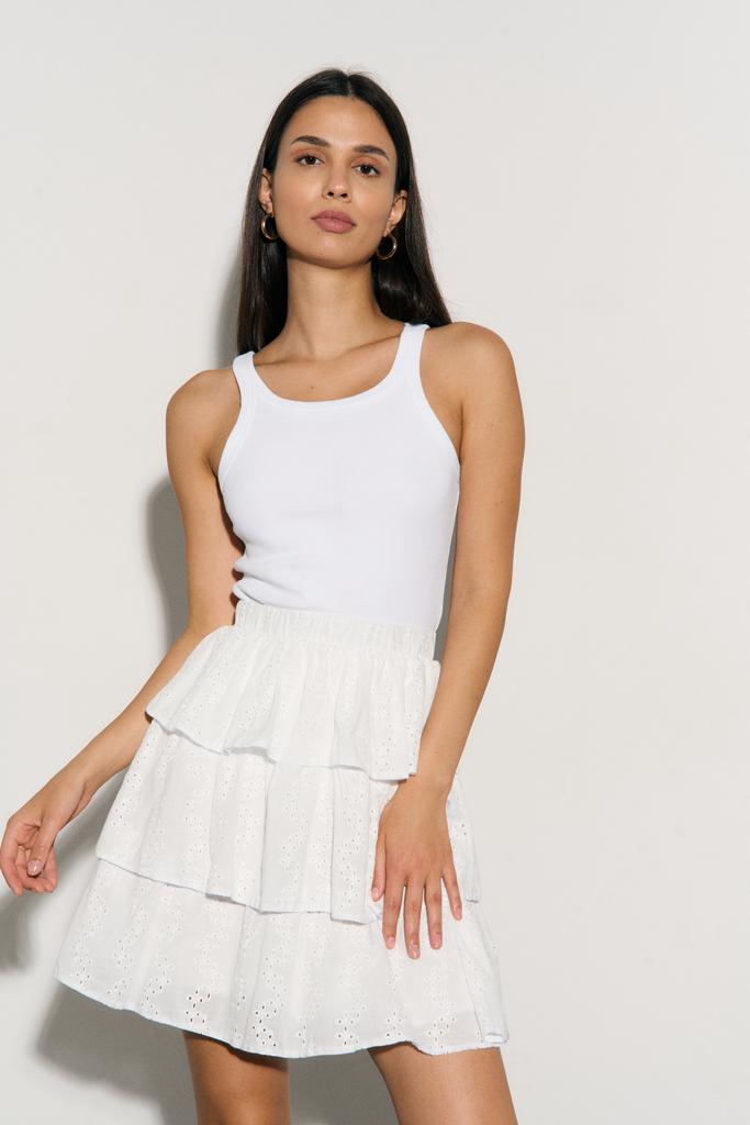 Юбка Rosie из белого шитья