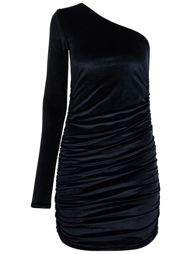 Платье Giselle из бархата черного цвета