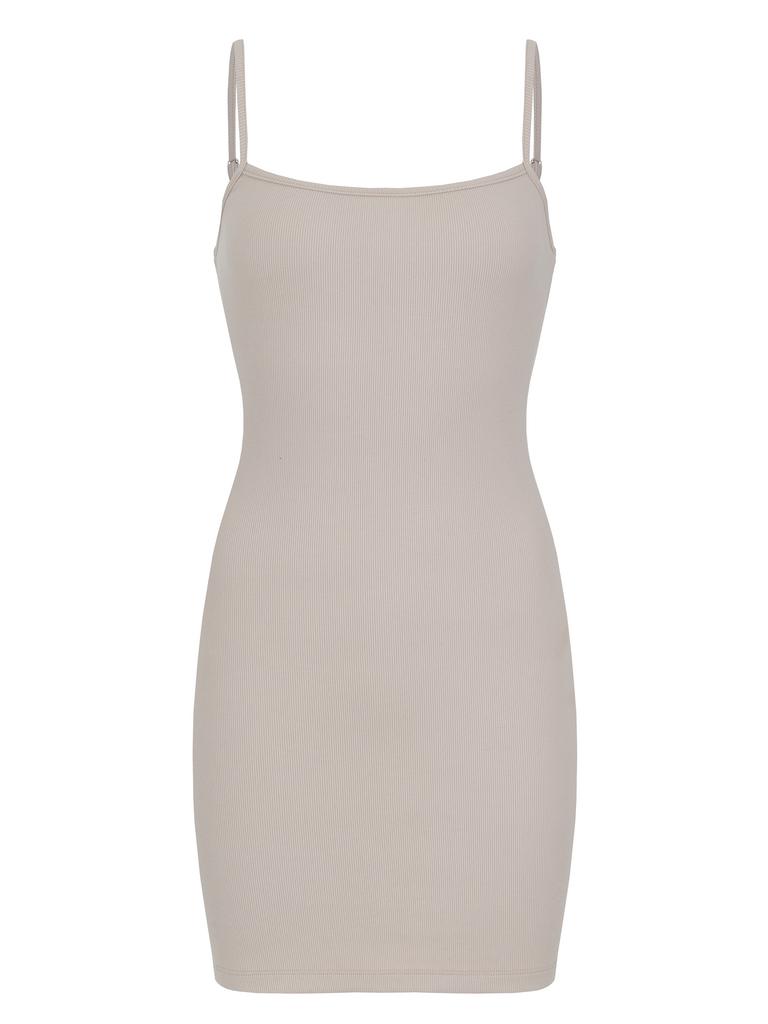 Платье Nina в бежевом цвете мини