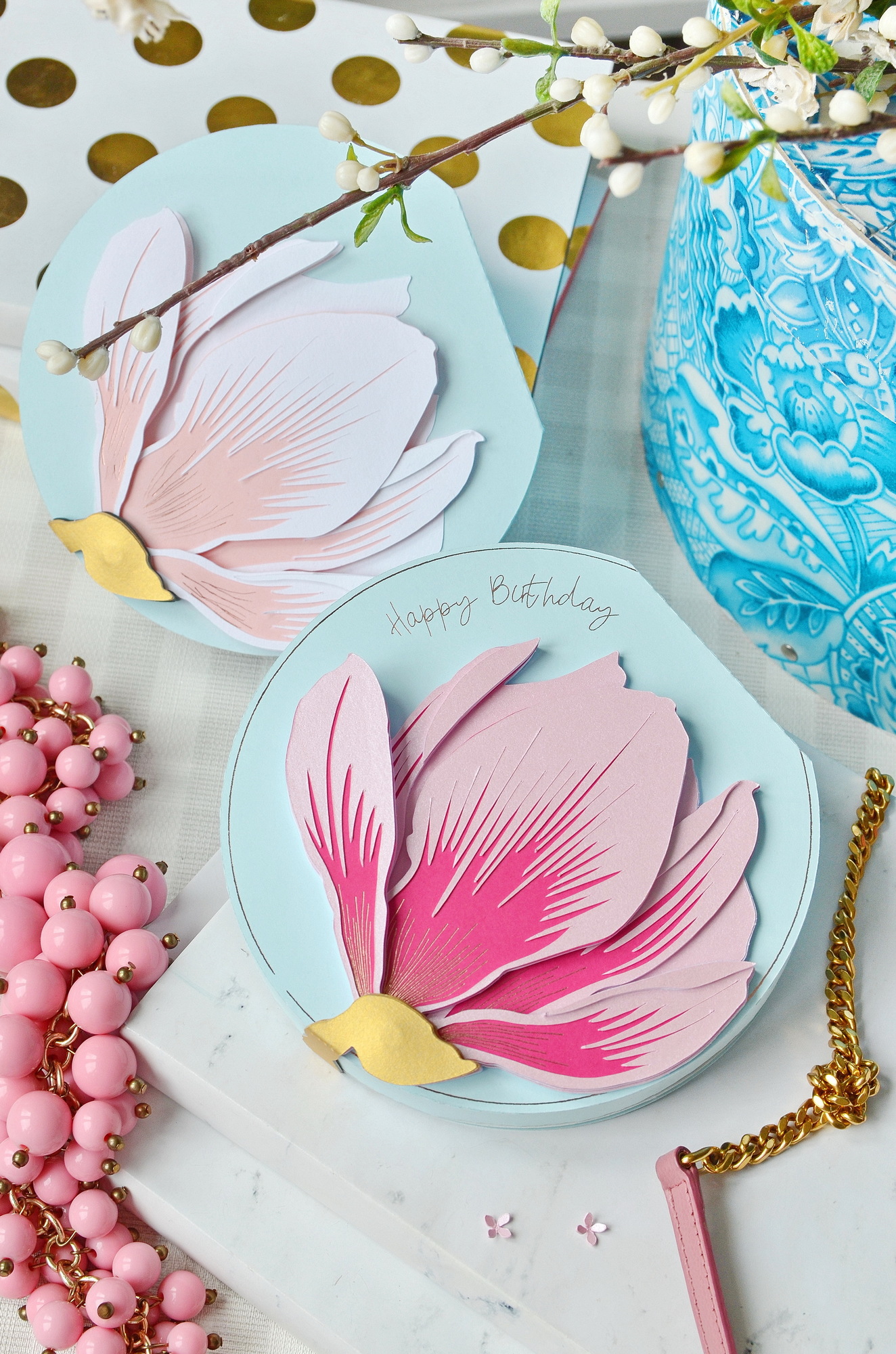 Открытка Магнолии