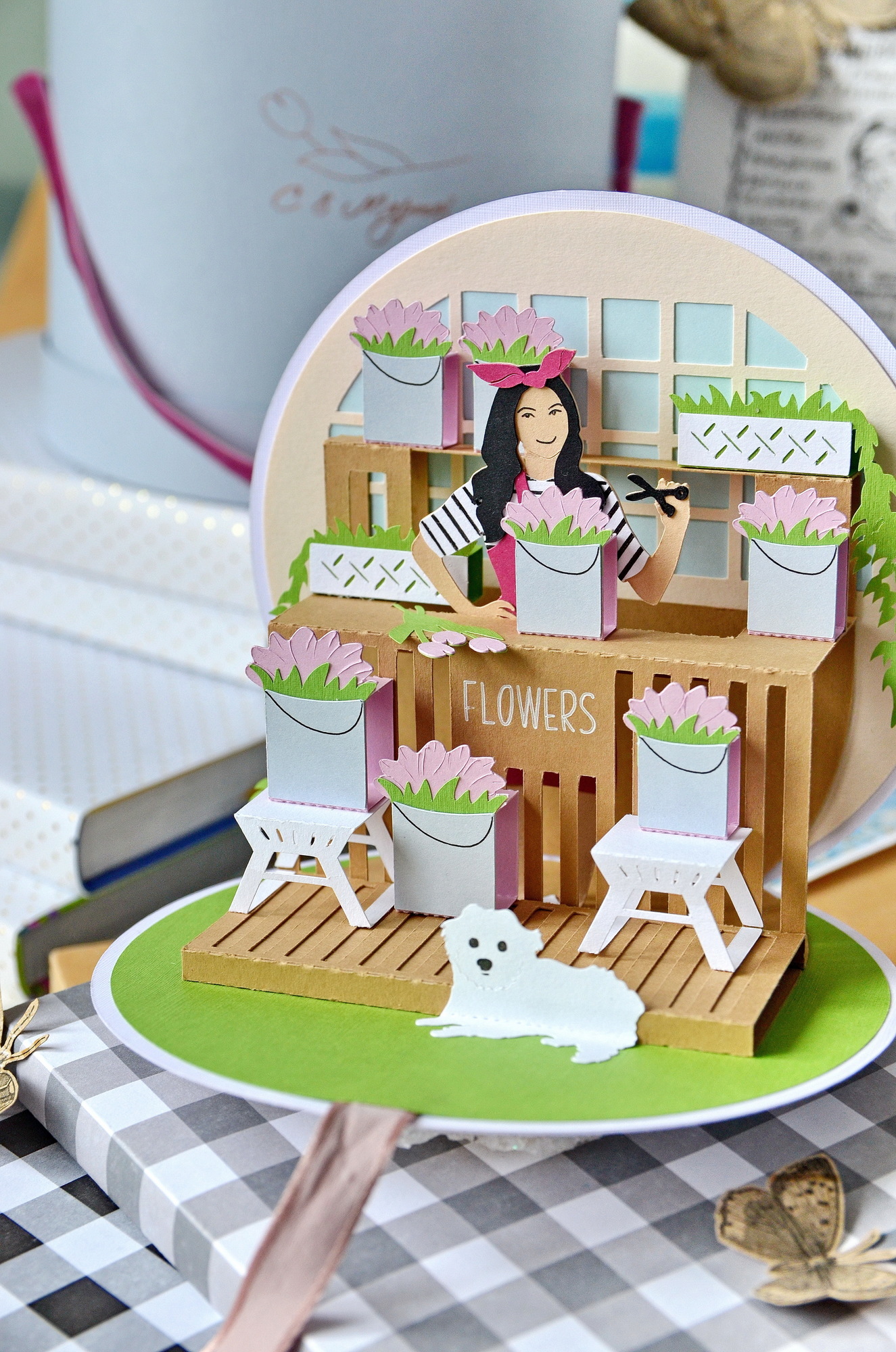 Набор Тюльпаны (коробка + открытка)