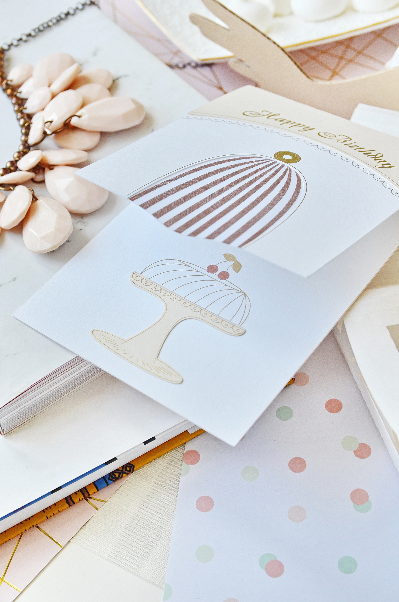 Набор Пирог (открытка + визитки)