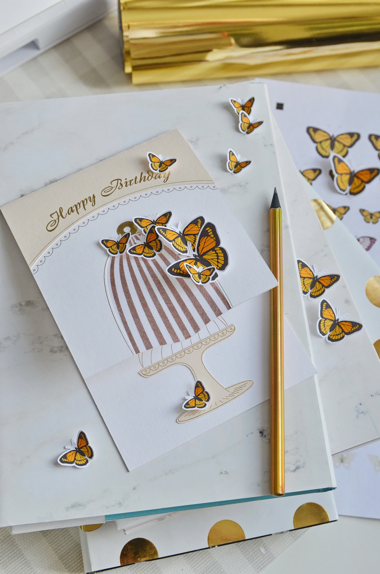 Набор Пирог (открытка + визитки)