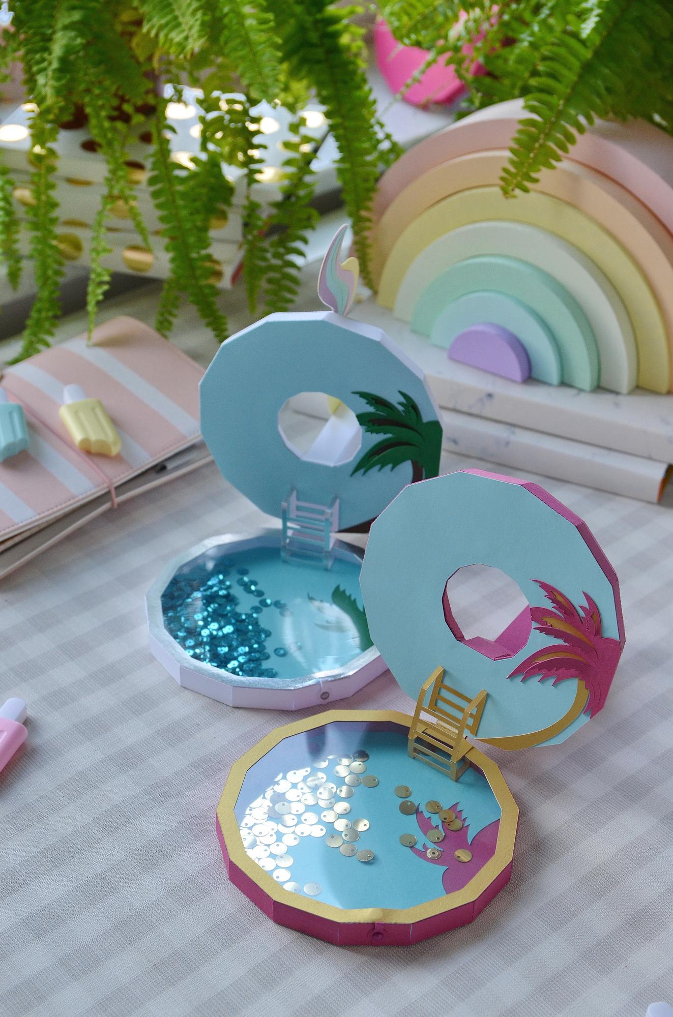 Надувные круги Фламинго и Единорог