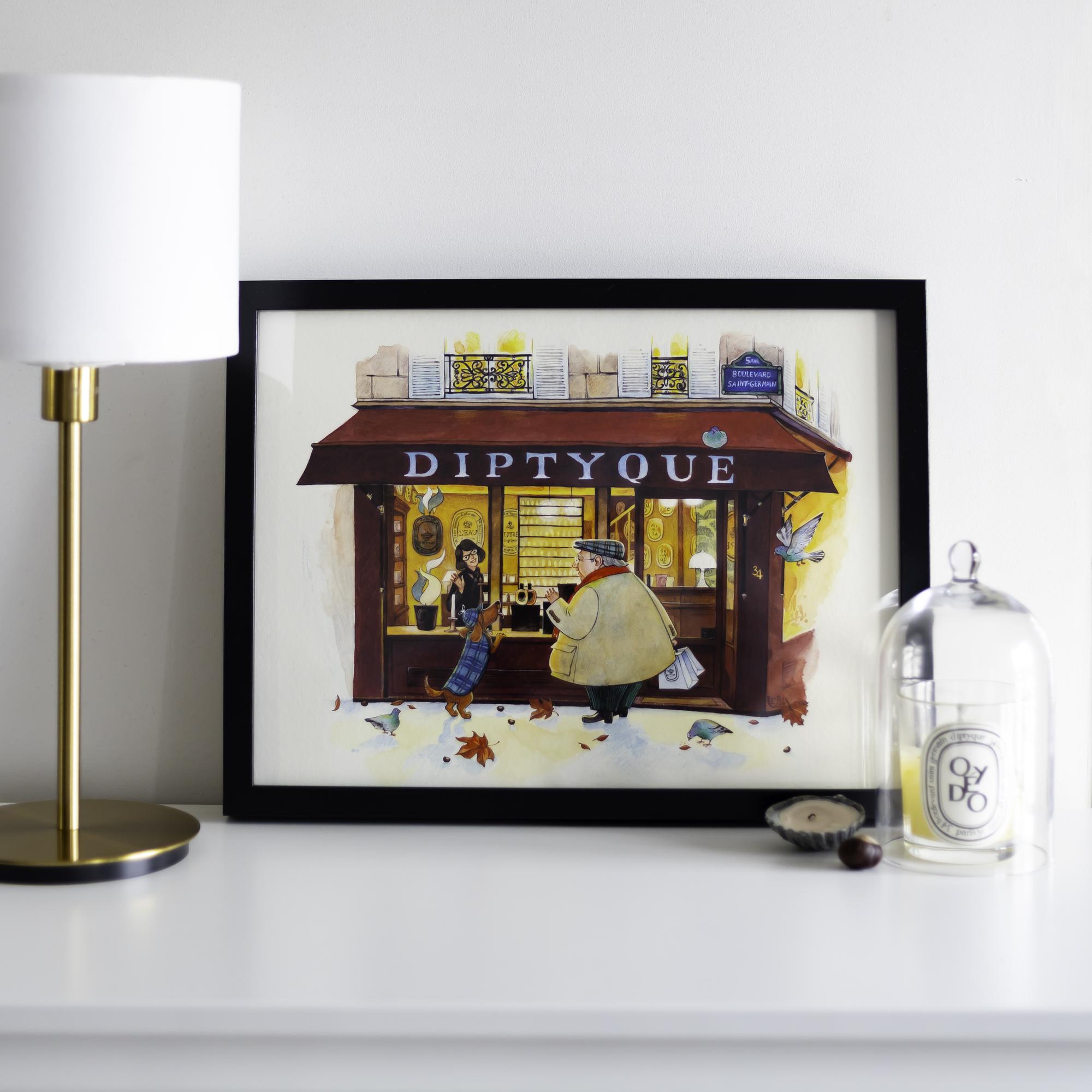 Monsieur Bulle et Petit Oignon chez Diptyque