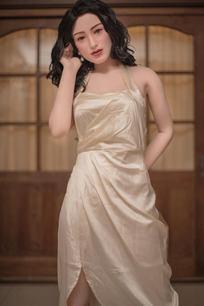 Realistic TPE with silicone head Climax sex doll 157 cm - Sharla