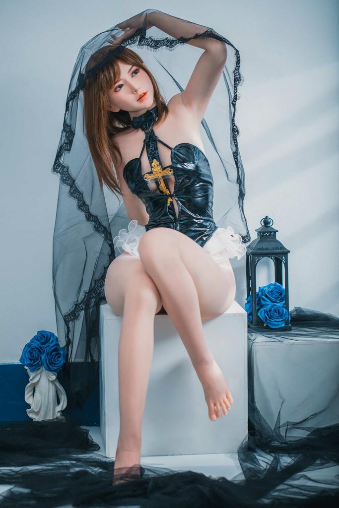 Realistic TPE sex doll BEZLYA [2.0] / ROS with silicone head 155 cm - LAGENARIA