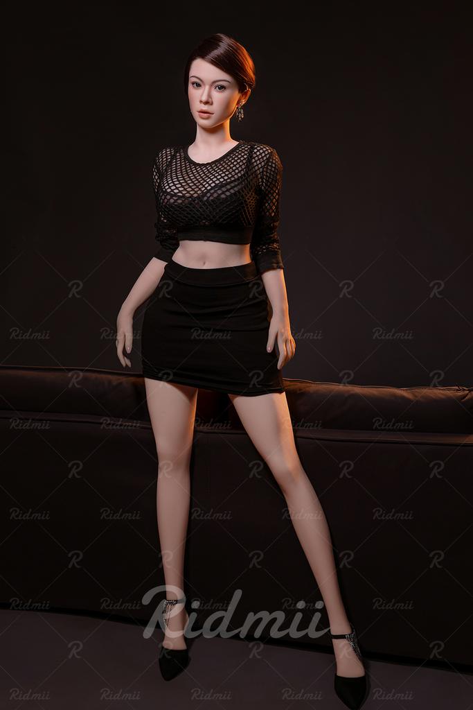 Realistic TPE Sex Doll Ridmii with Silicone Head 158 cm - Aidra