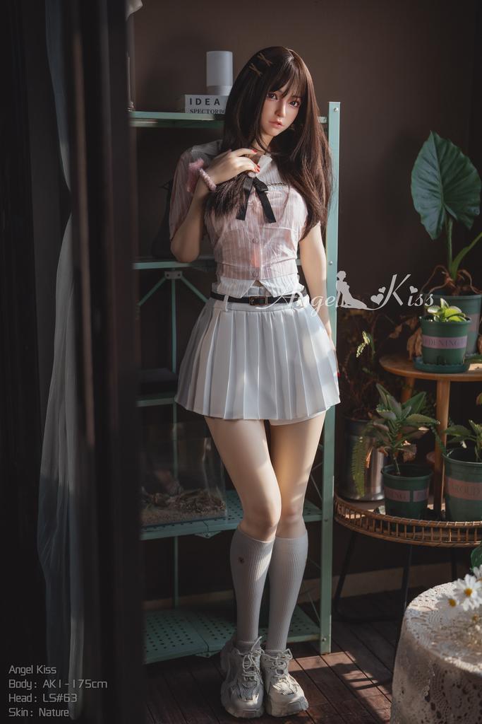 Realistic Silicone / TPE Angel kiss sex doll  175 cm - Stella