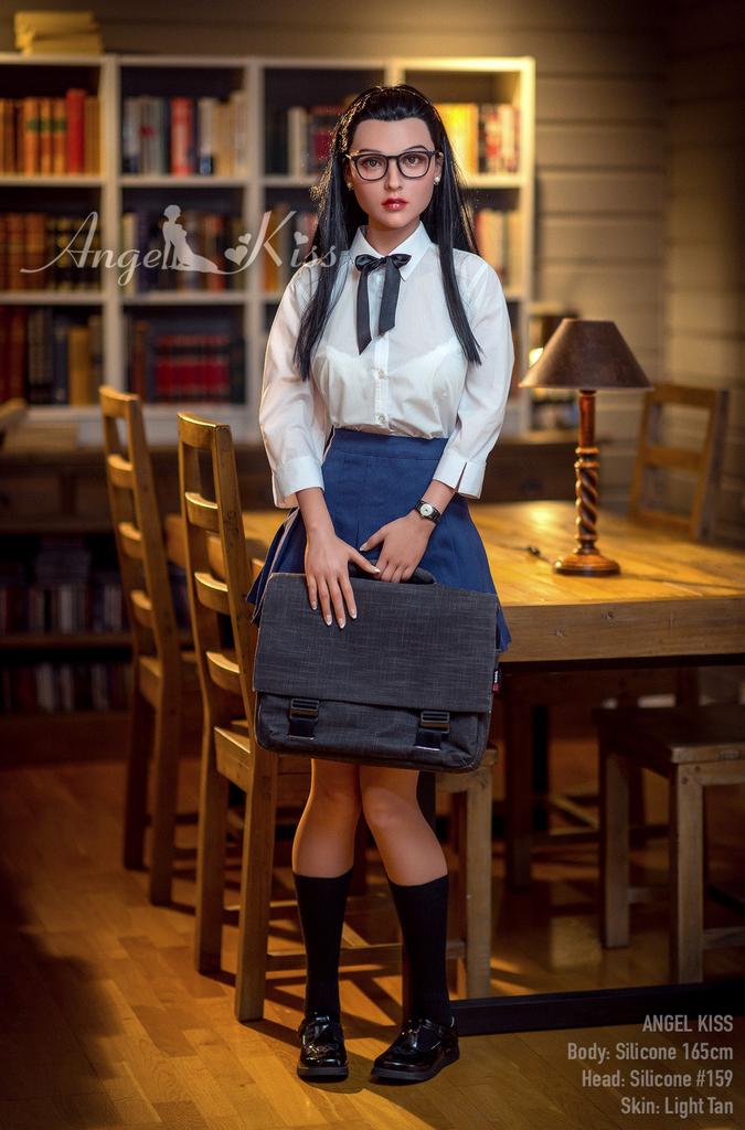 Realistic Silicone / TPE Angel kiss sex doll  165 cm - Andy