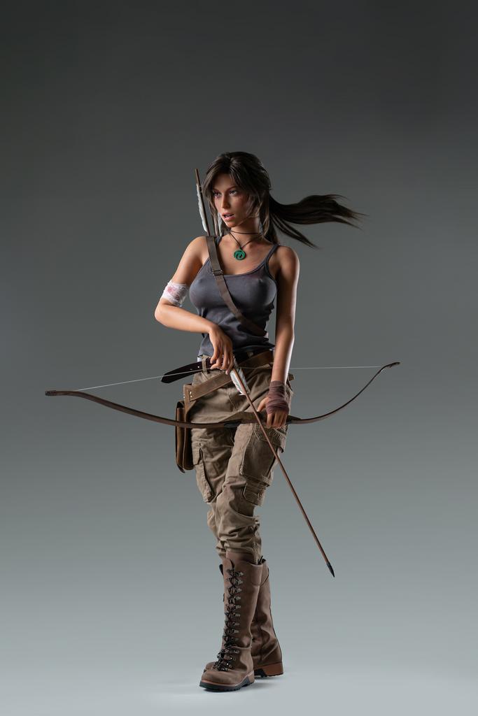 Realistic silicone sex doll Gamelady 166  cm - Lara croft
