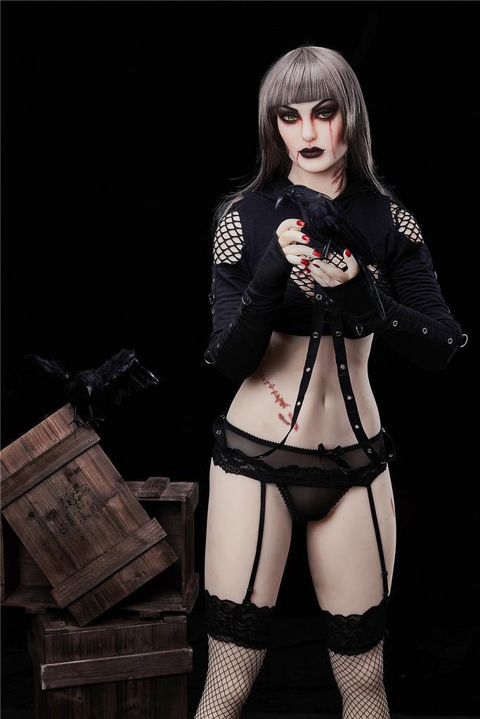 Realistic sex doll irontech doll TPE 168 cm - Mia Halloween Style