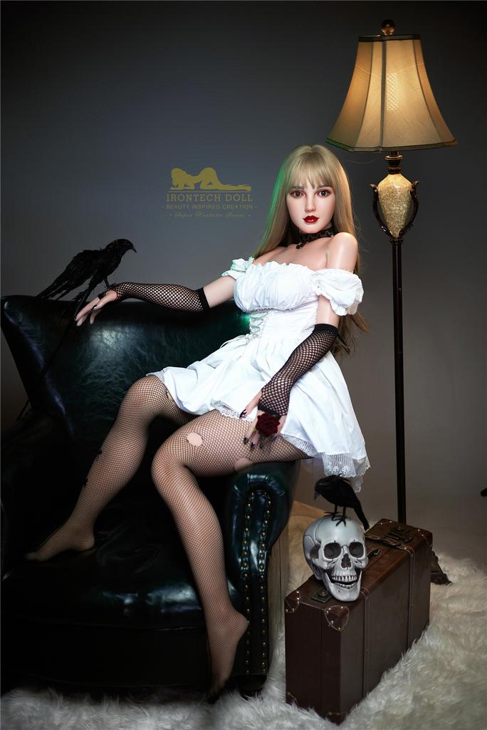 Realistic Silicone / TPE sex doll irontech doll 153 cm - Cherry