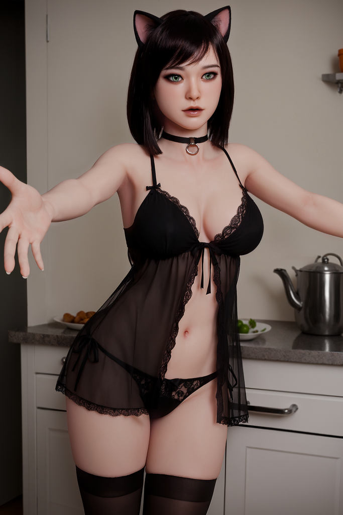 Realistic TPE + silicone head Aibei sex doll Aibei 166 cm - Mika