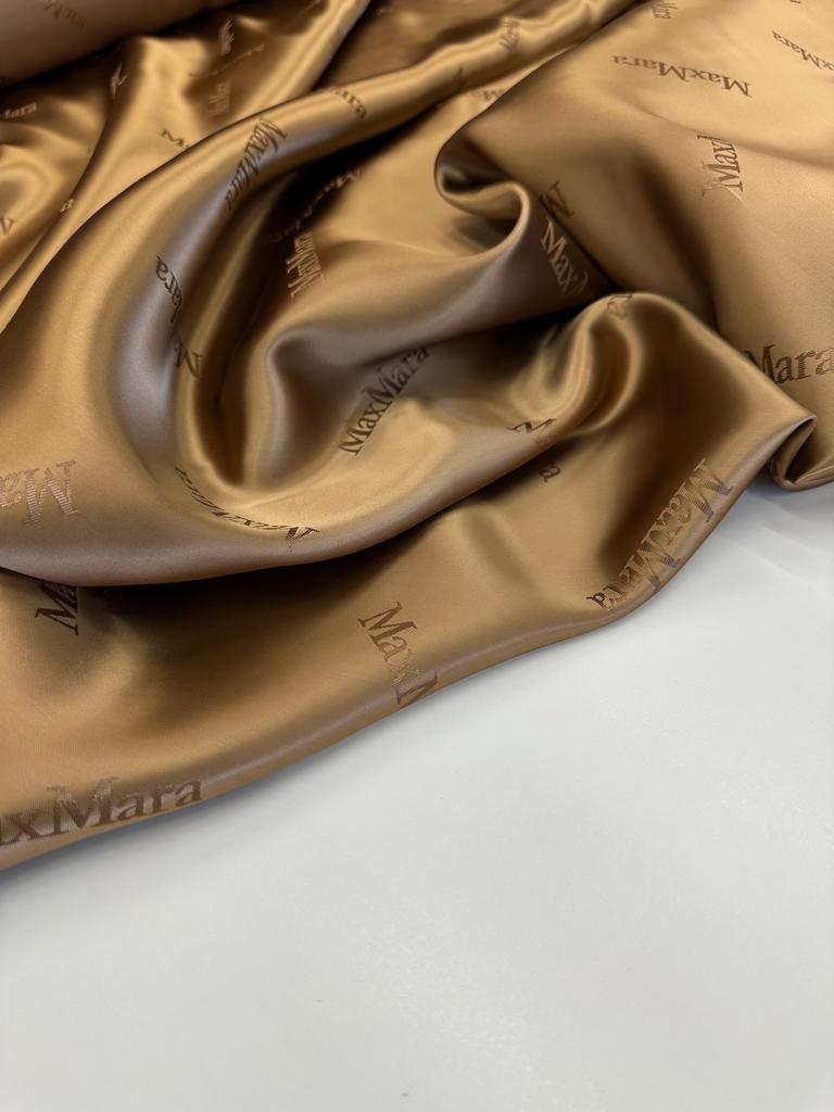 Подкладочная вискоза MaxMara. Цвет Ореховое пралине