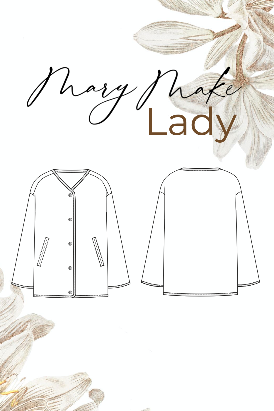 Выкройка куртки Lady