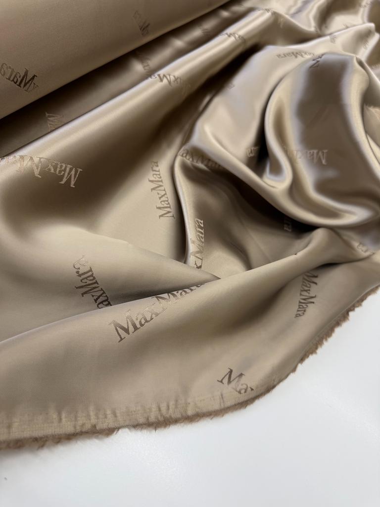 Подкладочная вискоза MaxMara. Цвет Трюфель