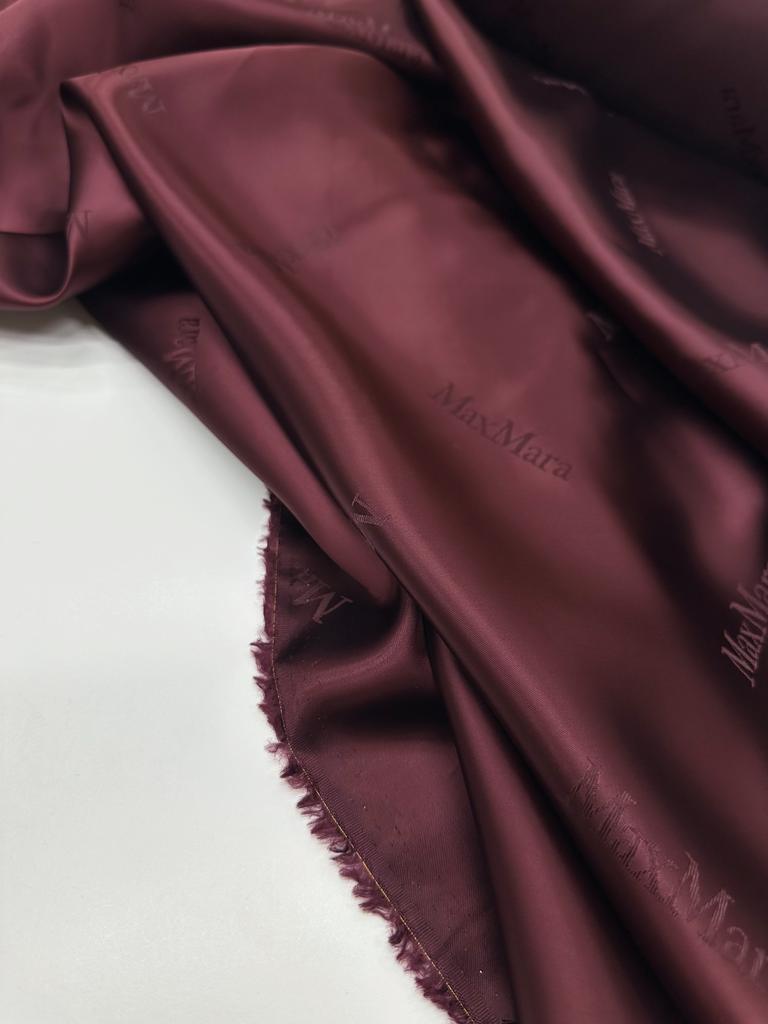 Подкладочная вискоза MaxMara. Цвет Глинтвейн