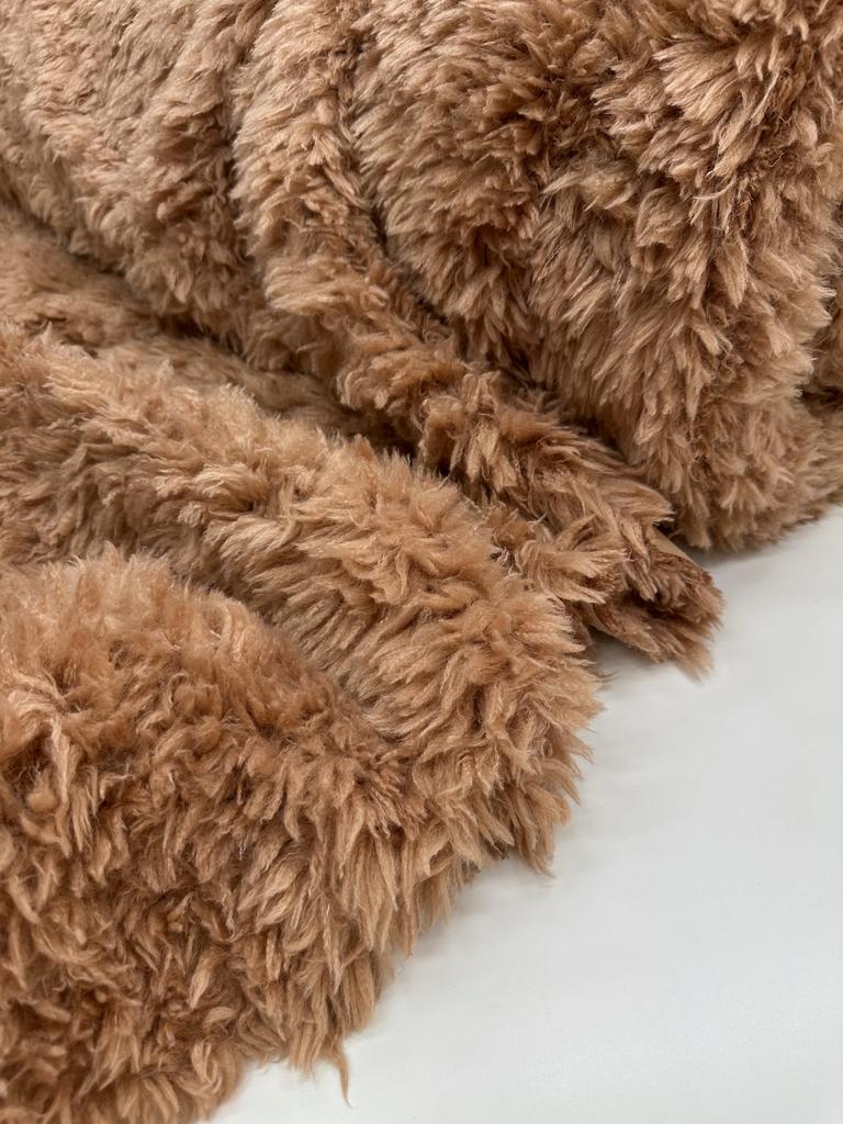 Искусственный мех. Тиградо. Цвет Карамельный персик