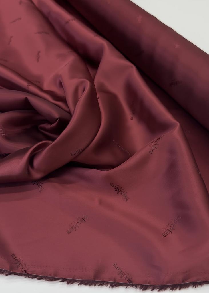 Подкладочная вискоза MaxMara. Цвет Спелая Вишня