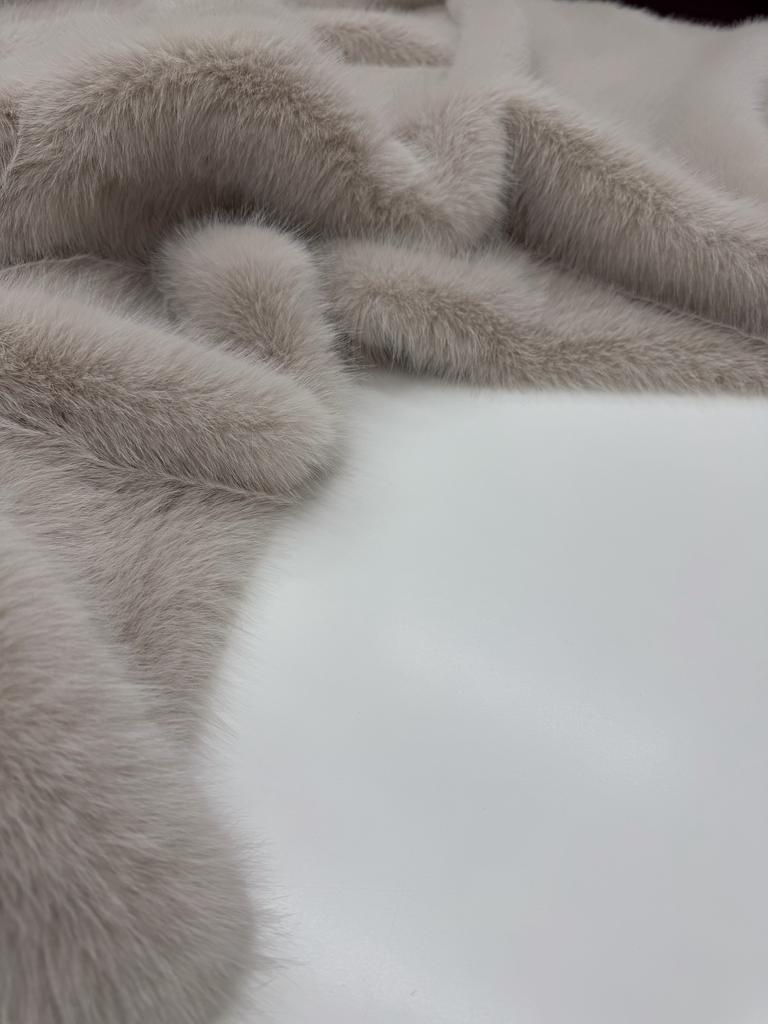 Искусственный мех. Песец Жемчужный