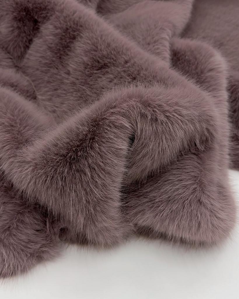 Искусственный мех. Песец Пудровая орхидея