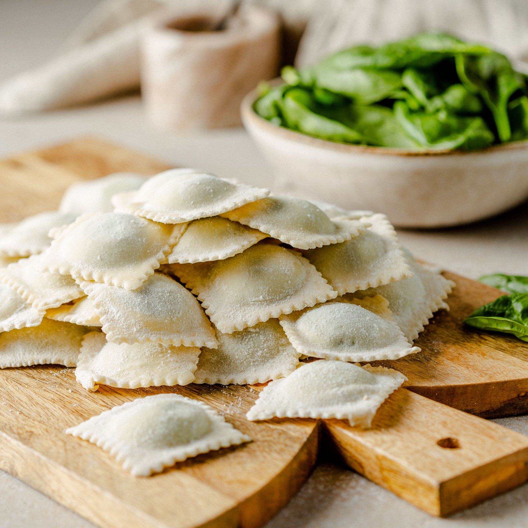 Равиоли с рикоттой и шпинатом, 500 гр