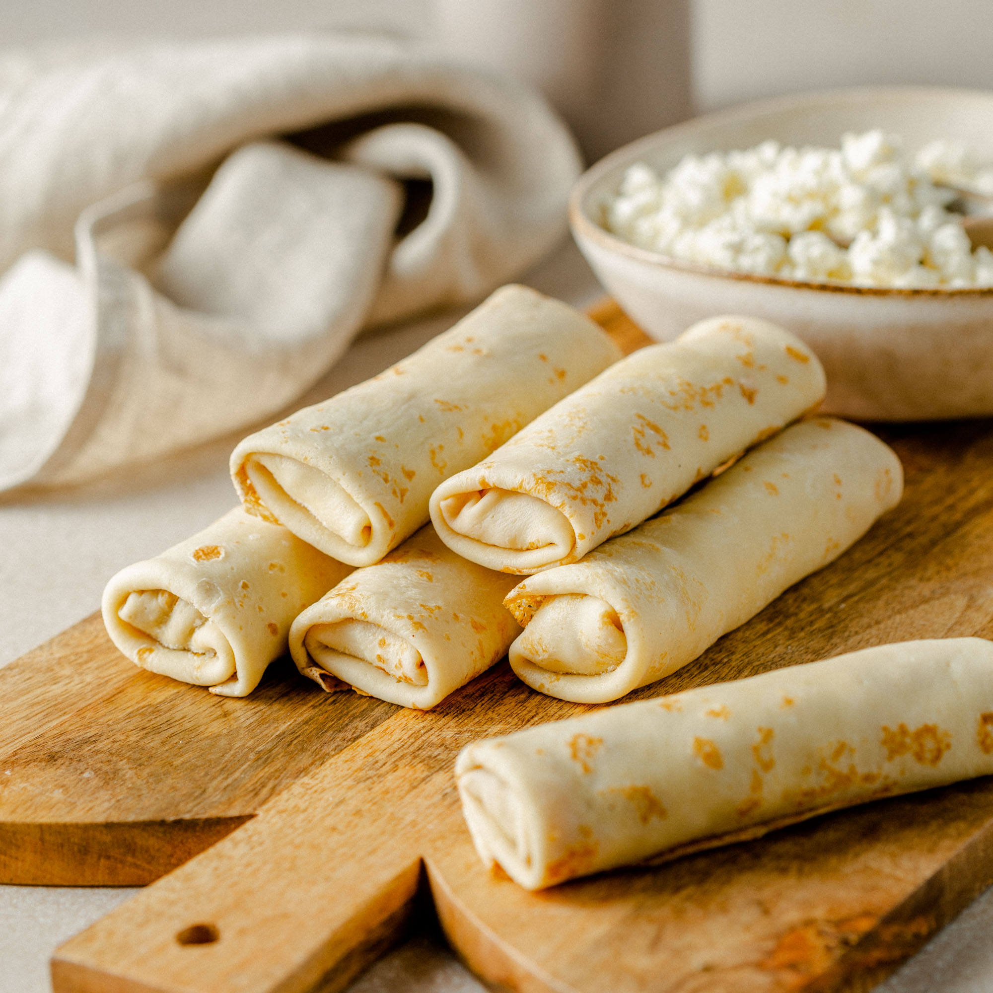 Блинчики с творогом, 6 шт / 480 гр