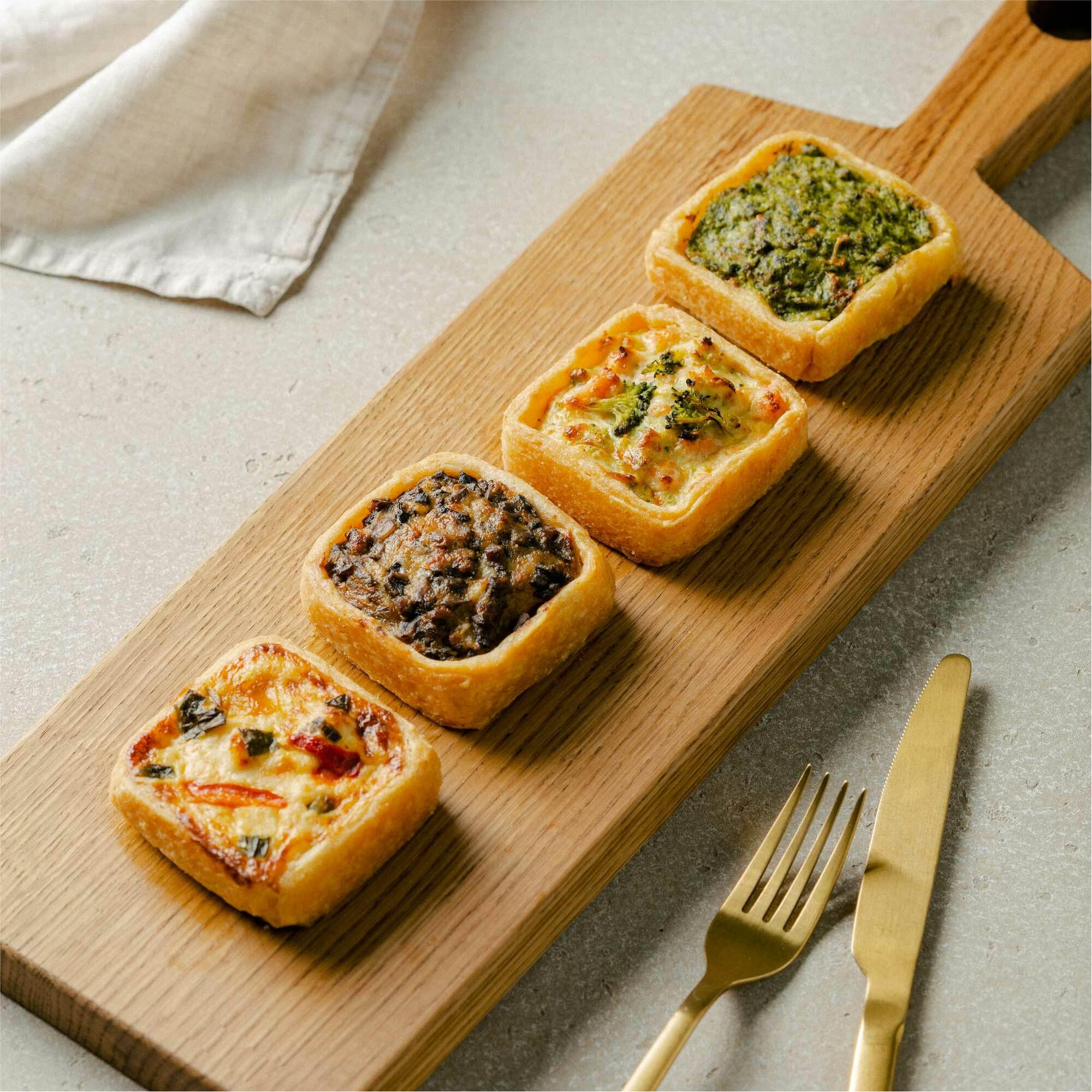 Мини-киш с курицей и болгарским перцем, 2 шт / 130 гр