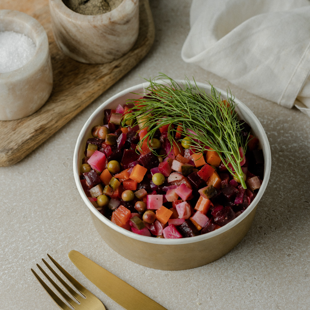 Винегрет с квашенной капустой