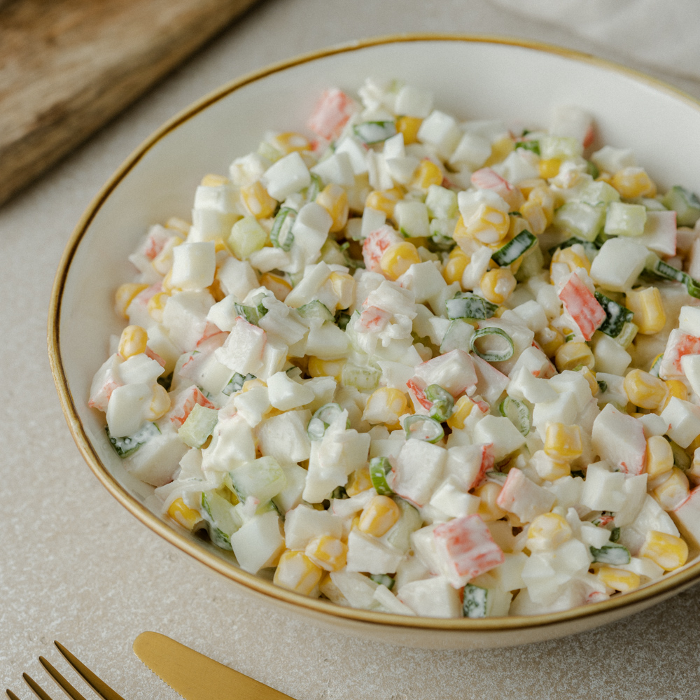 Салат снежный краб