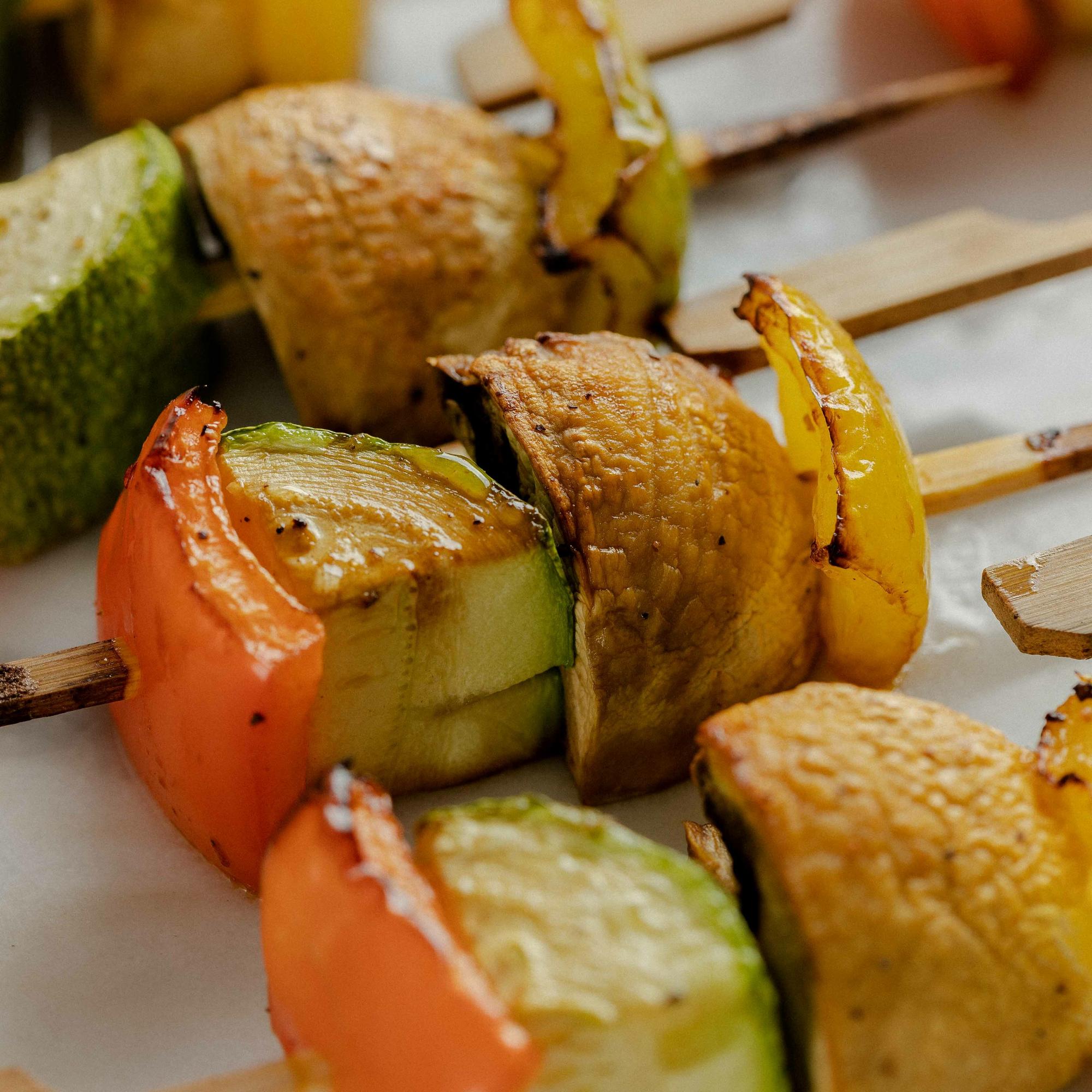 Шашлычки овощные на шпажках, 10 шт / 350 гр