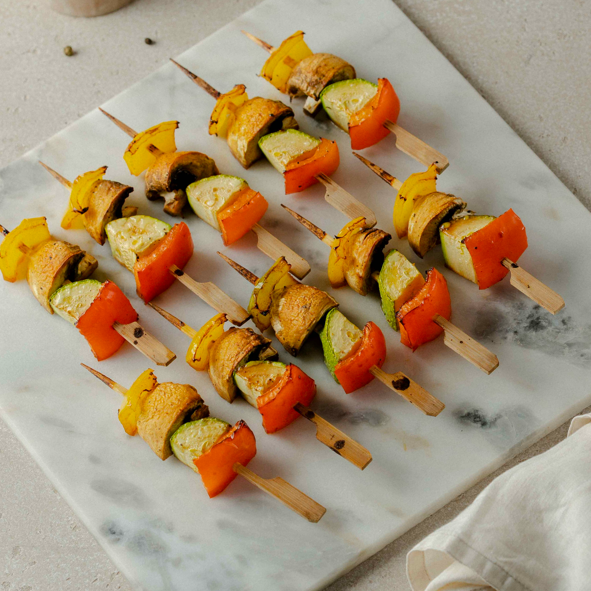 Шашлычки овощные на шпажках, 10 шт / 350 гр