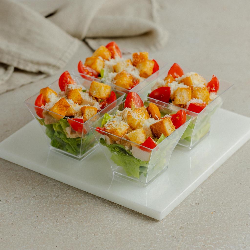 Креманка салат цезарь с курицей, 12 шт / 780 гр