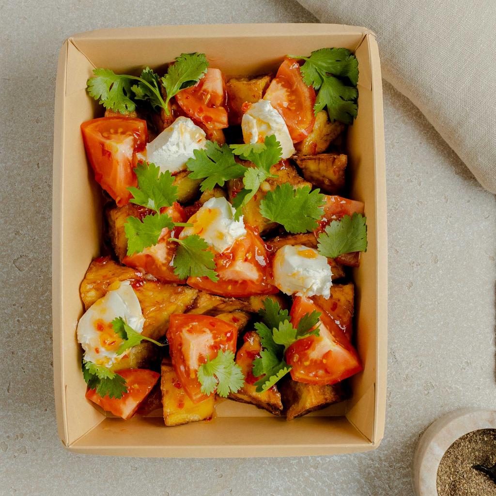 Салат с баклажанами и томатами, 450 гр