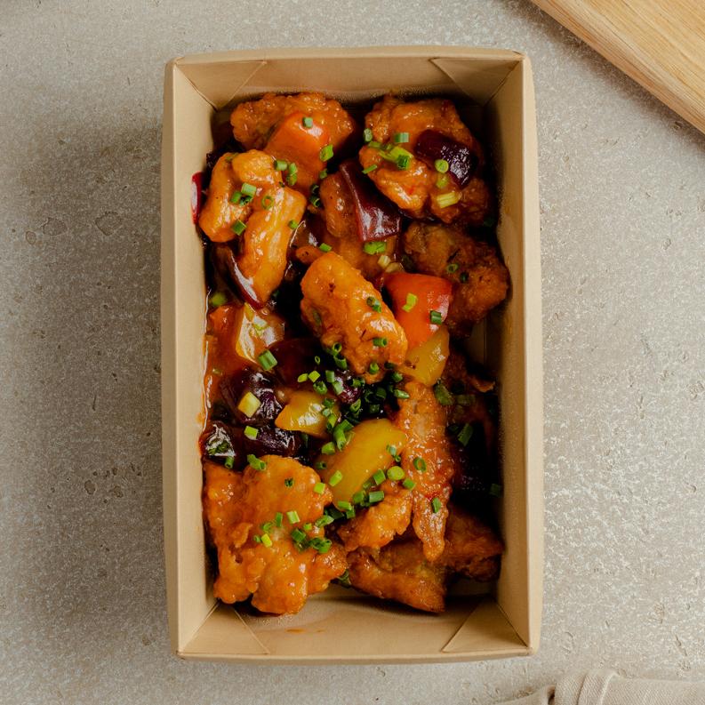 Курица в кисло-сладком соусе, 400 гр на 2 персоны