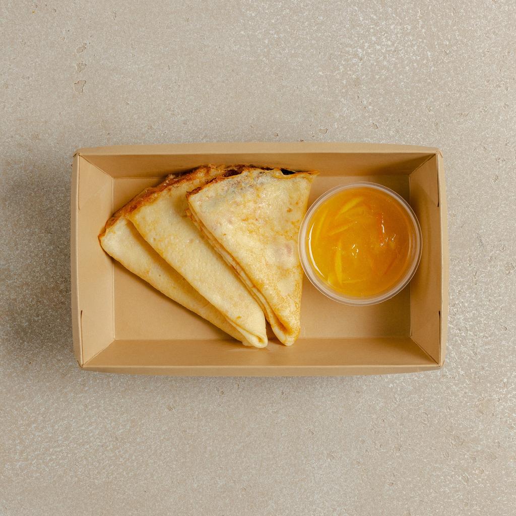 Блины с апельсиновым вареньем, 180 гр