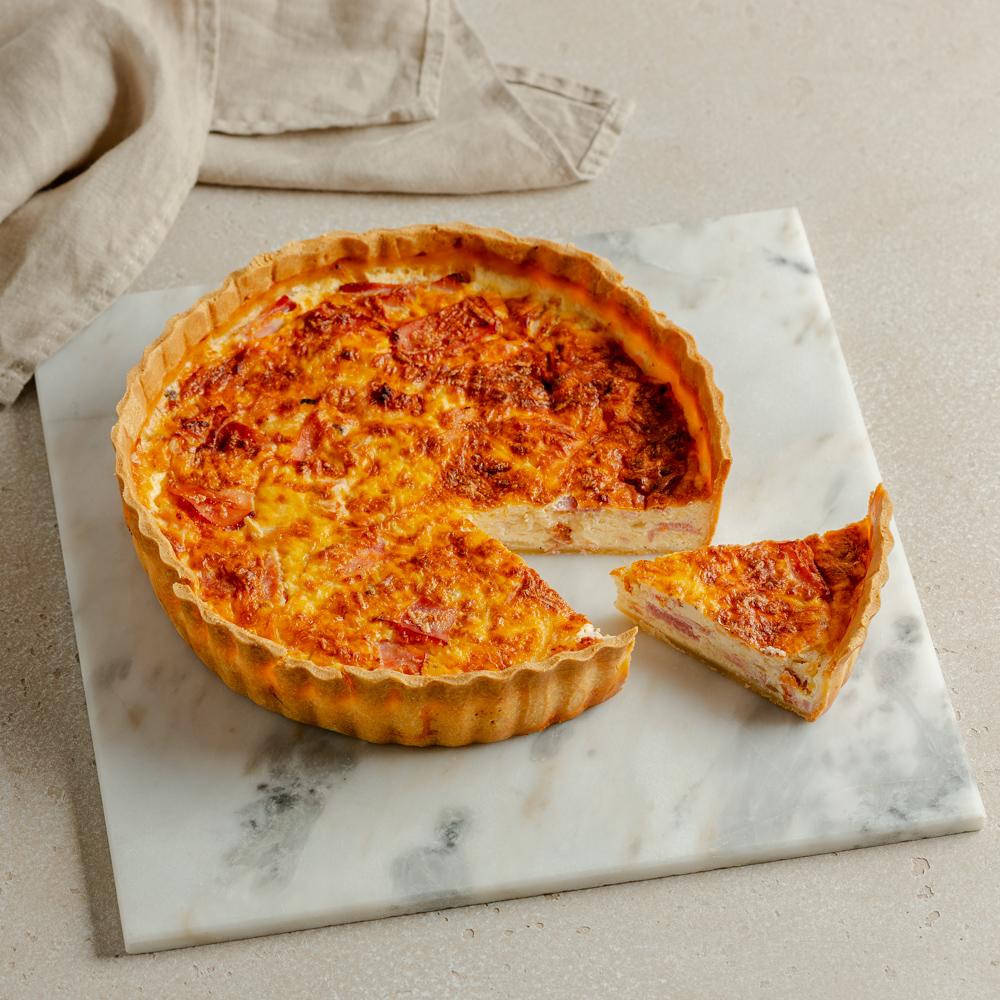 Киш Лорен с окороком и беконом, 1300 гр