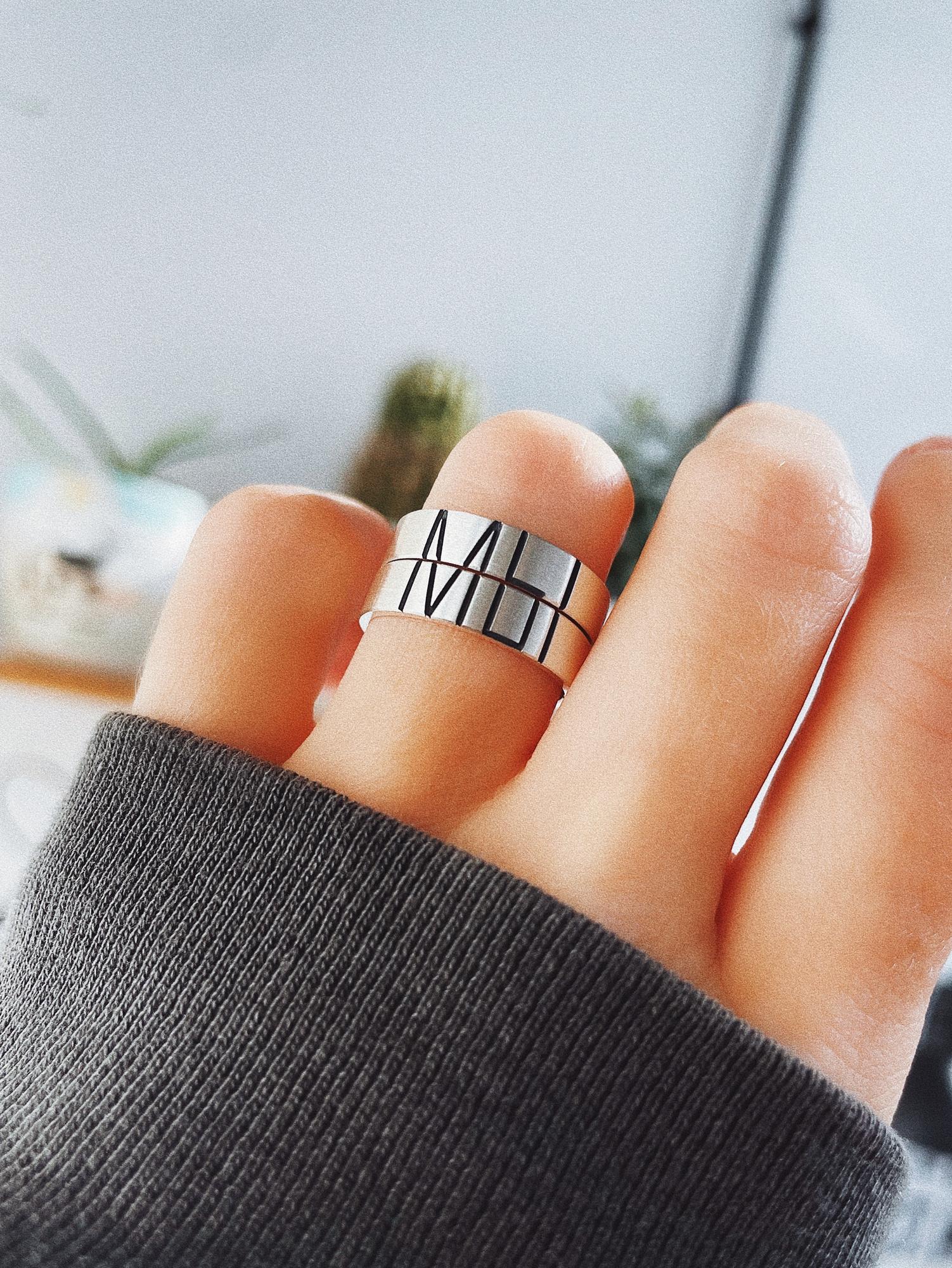 ПАРНЫЕ КОЛЬЦА МЫ, широкие