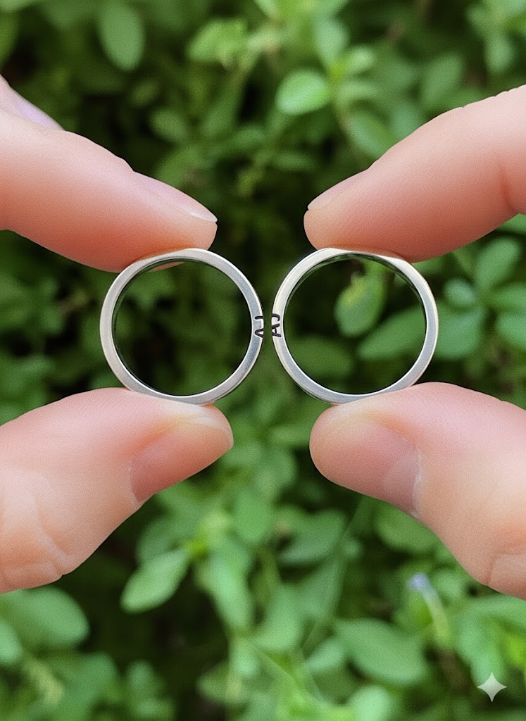 ПАРНЫЕ КОЛЬЦА ИНИЦИАЛЫ