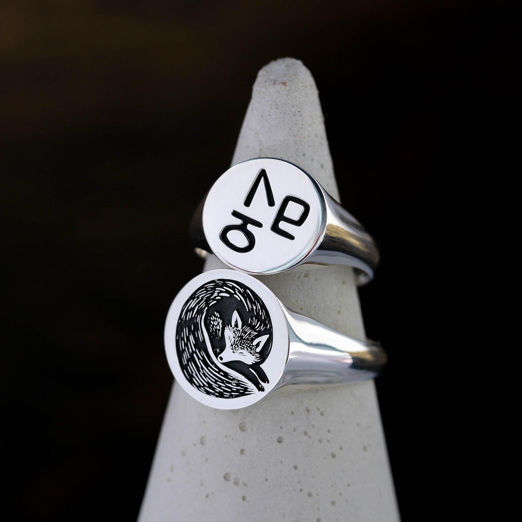 КОЛЬЦА ПЕЧАТКИ (любая гравировка)