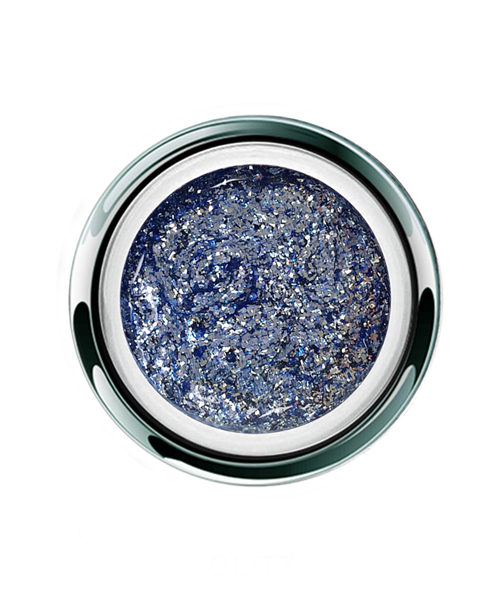 GEL PLAY GLITZ BLUE TANZANITE ГЕЛЬ ДЛЯ ДИЗАЙНА