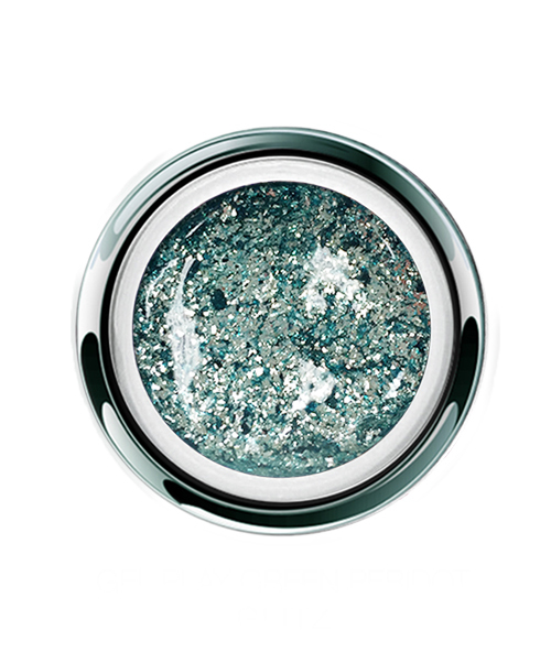 GEL PLAY GLITZ GREEN PERIDOT ГЕЛЬ ДЛЯ ДИЗАЙНА