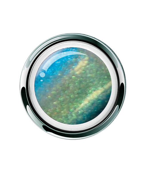 GEL PLAY GLITTER SHIFTER GREEN SEA ГЕЛЬ ДЛЯ ДИЗАЙНА