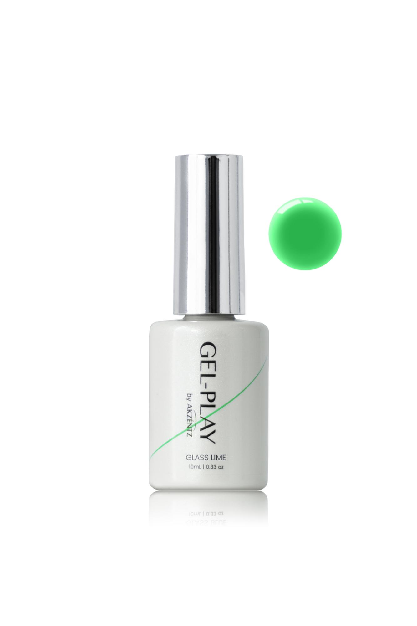 GEL PLAY GLASS LIME СТЕКЛЯННЫЕ ГЕЛИ ДЛЯ ДИЗАЙНА