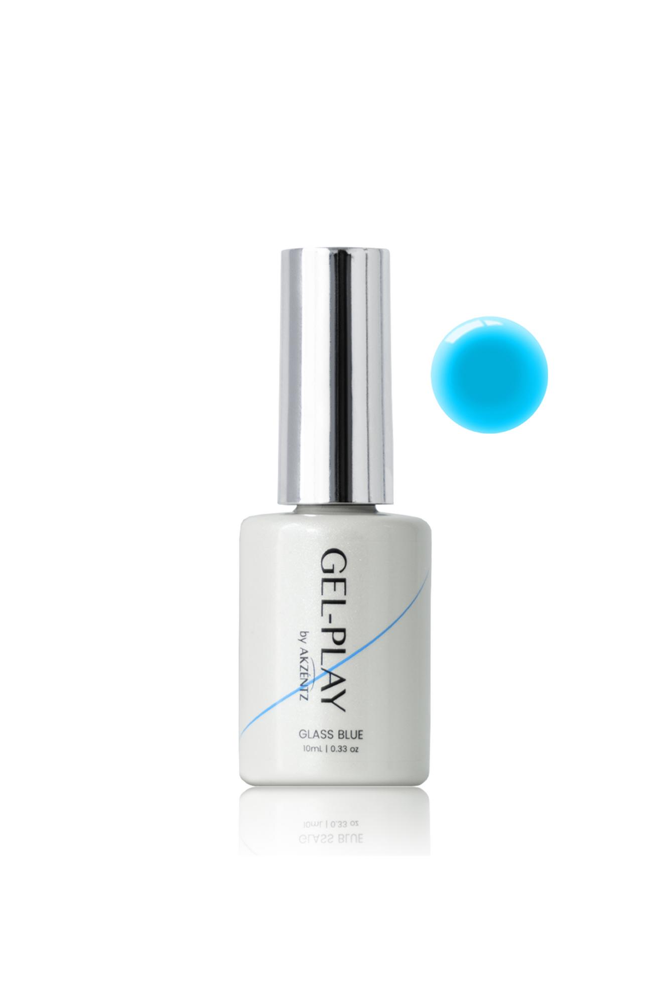 GEL PLAY GLASS BLUE СТЕКЛЯННЫЕ ГЕЛИ ДЛЯ ДИЗАЙНА