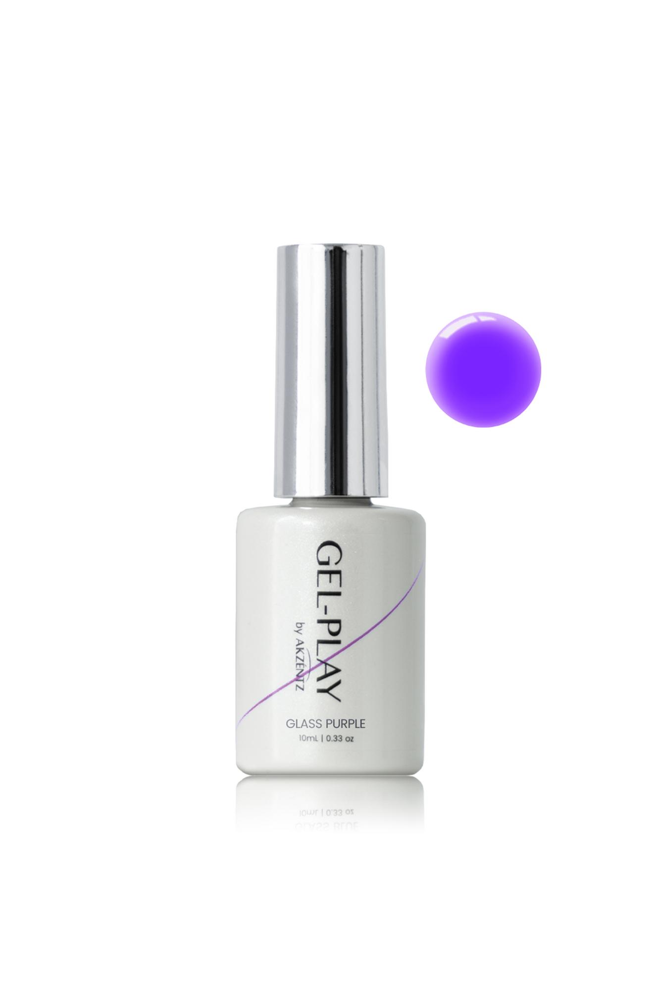 GEL PLAY GLASS PURPLE СТЕКЛЯННЫЕ ГЕЛИ ДЛЯ ДИЗАЙНА