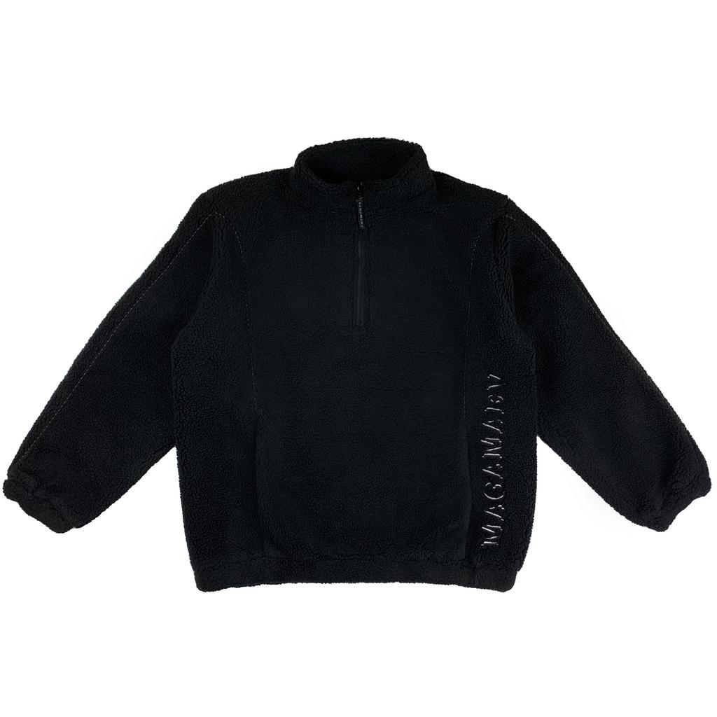 TURBO FLEECE HALFZIP  BLACK
